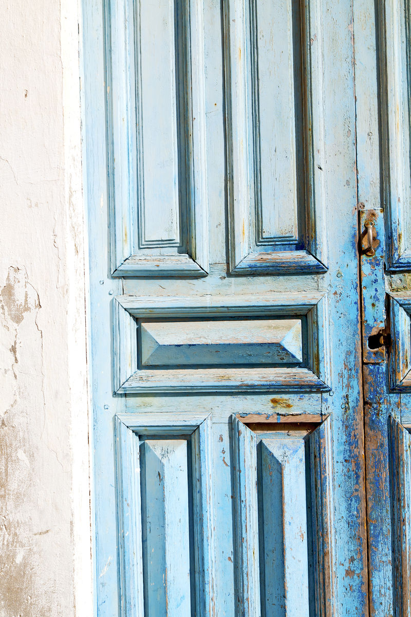 摩洛哥在非洲古老的木立面家园