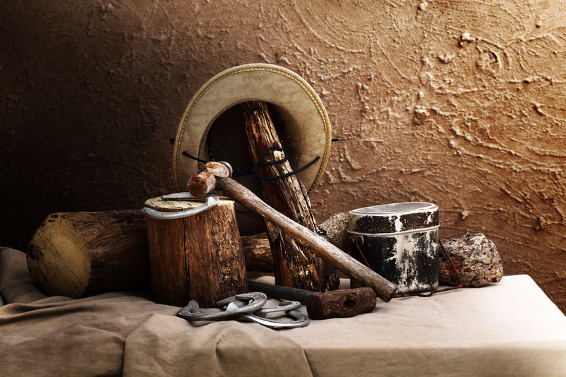 牛仔主题马蹄铁