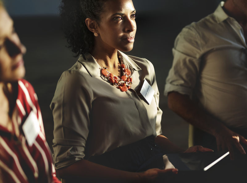 商务会议上的商人