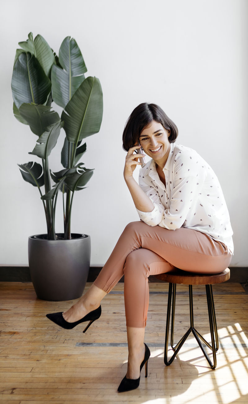 在一个快乐的工作室里拍摄