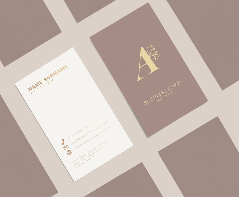 名片和名片模型