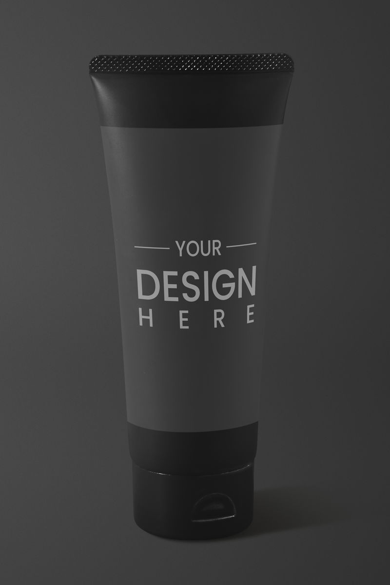 黑色护肤管模型设计