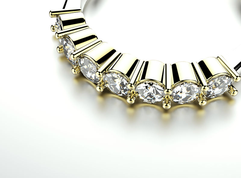 金环配钻石珠宝背景