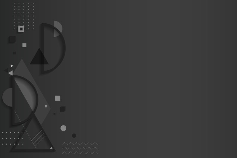 深灰色抽象几何背景向量