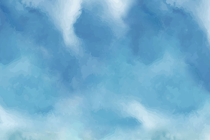 蓝色水彩纹理背景向量