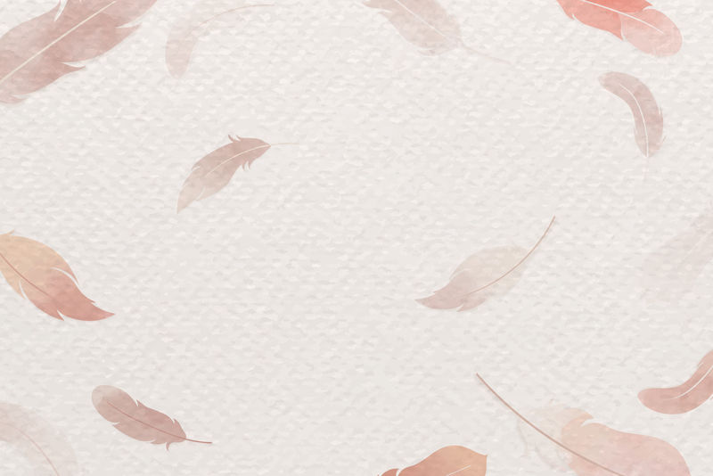 粉色轻量级羽毛背景向量