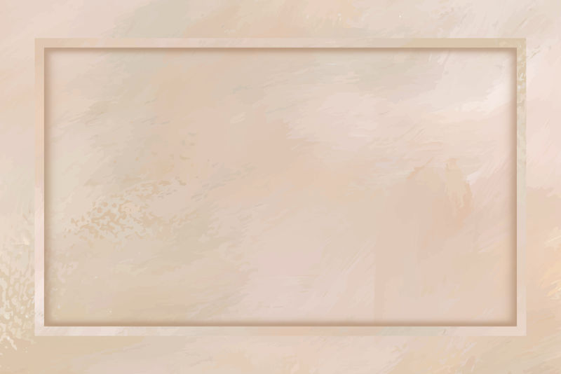 彩色橙色背景模板向量上的矩形框