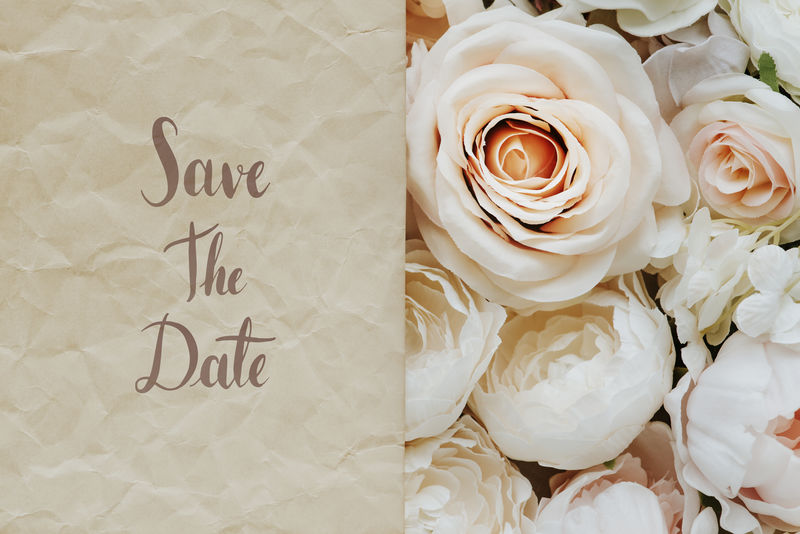 植物婚礼请柬模型