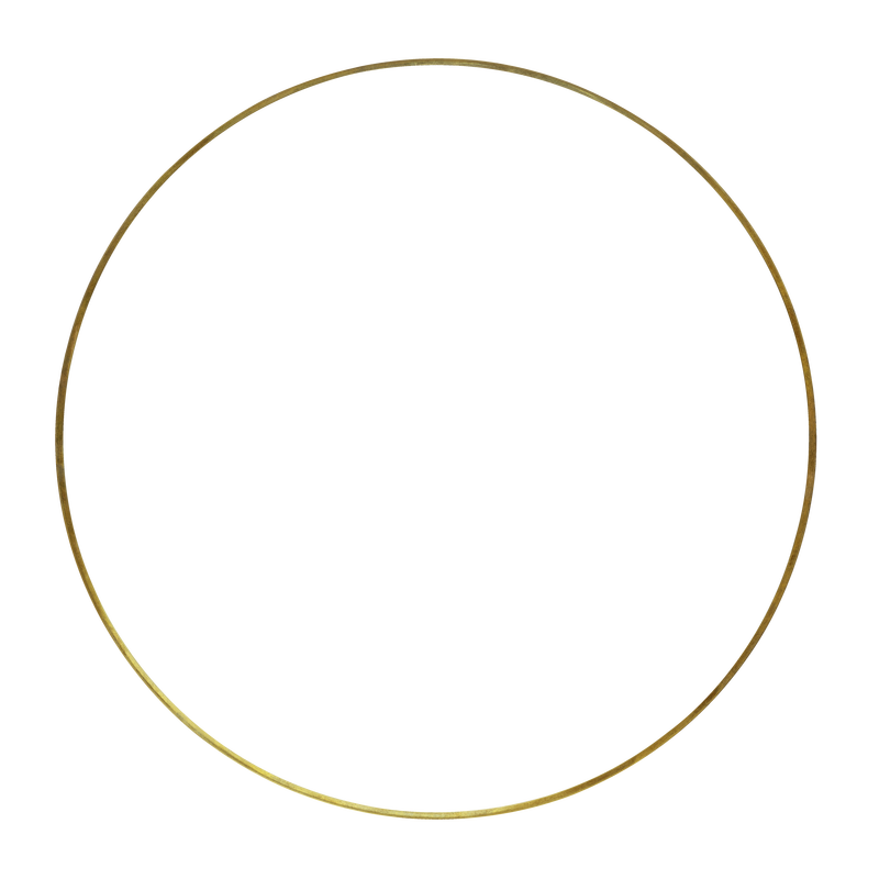 金色圆框设计元素