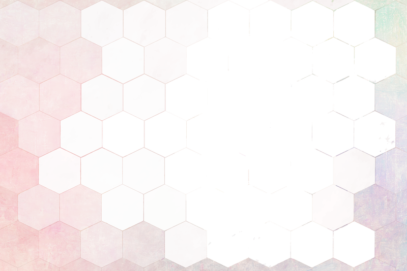 粉彩六边形图案背景设计元素