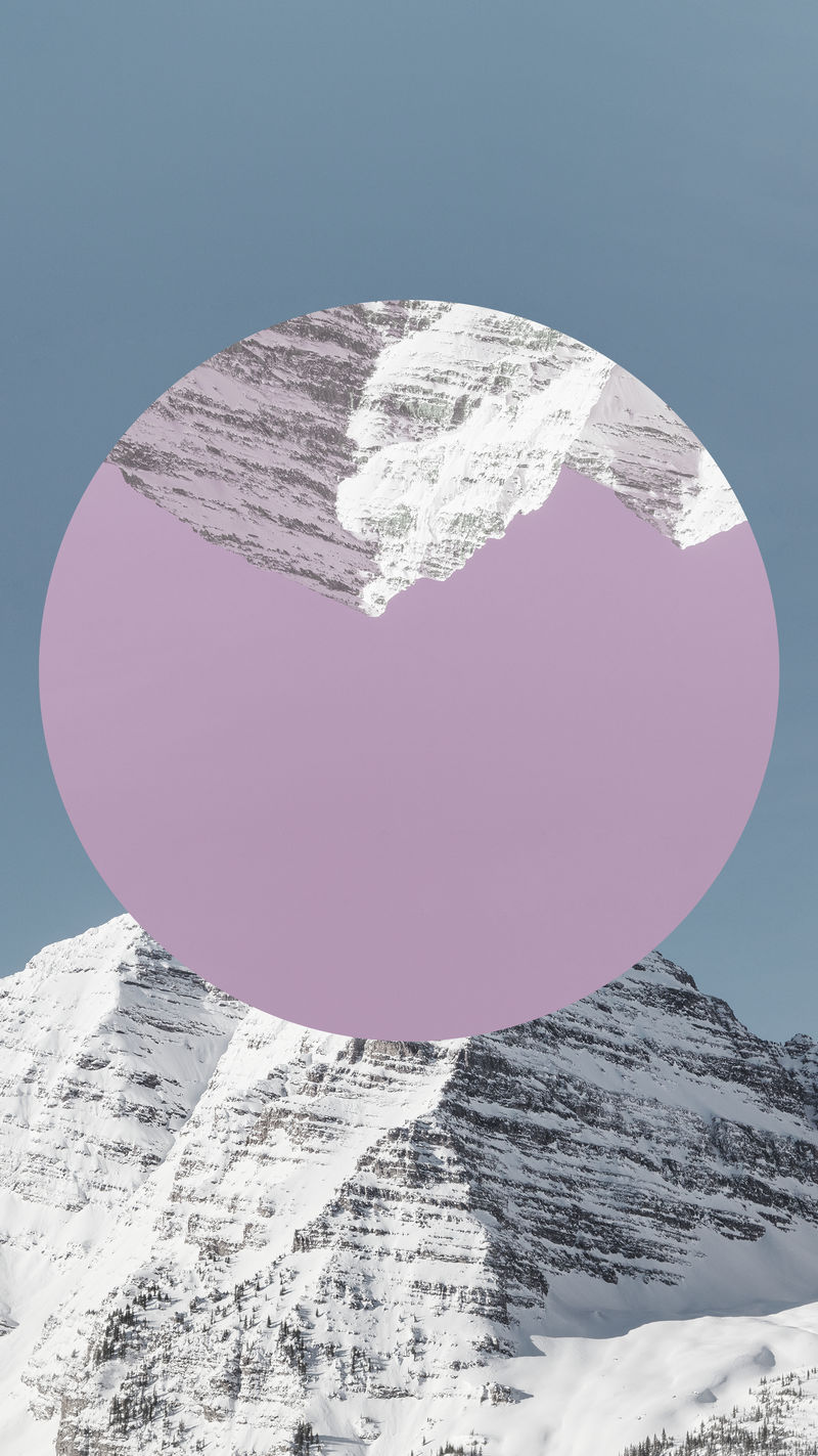 雪地覆盖栗色铃铛手机壁纸