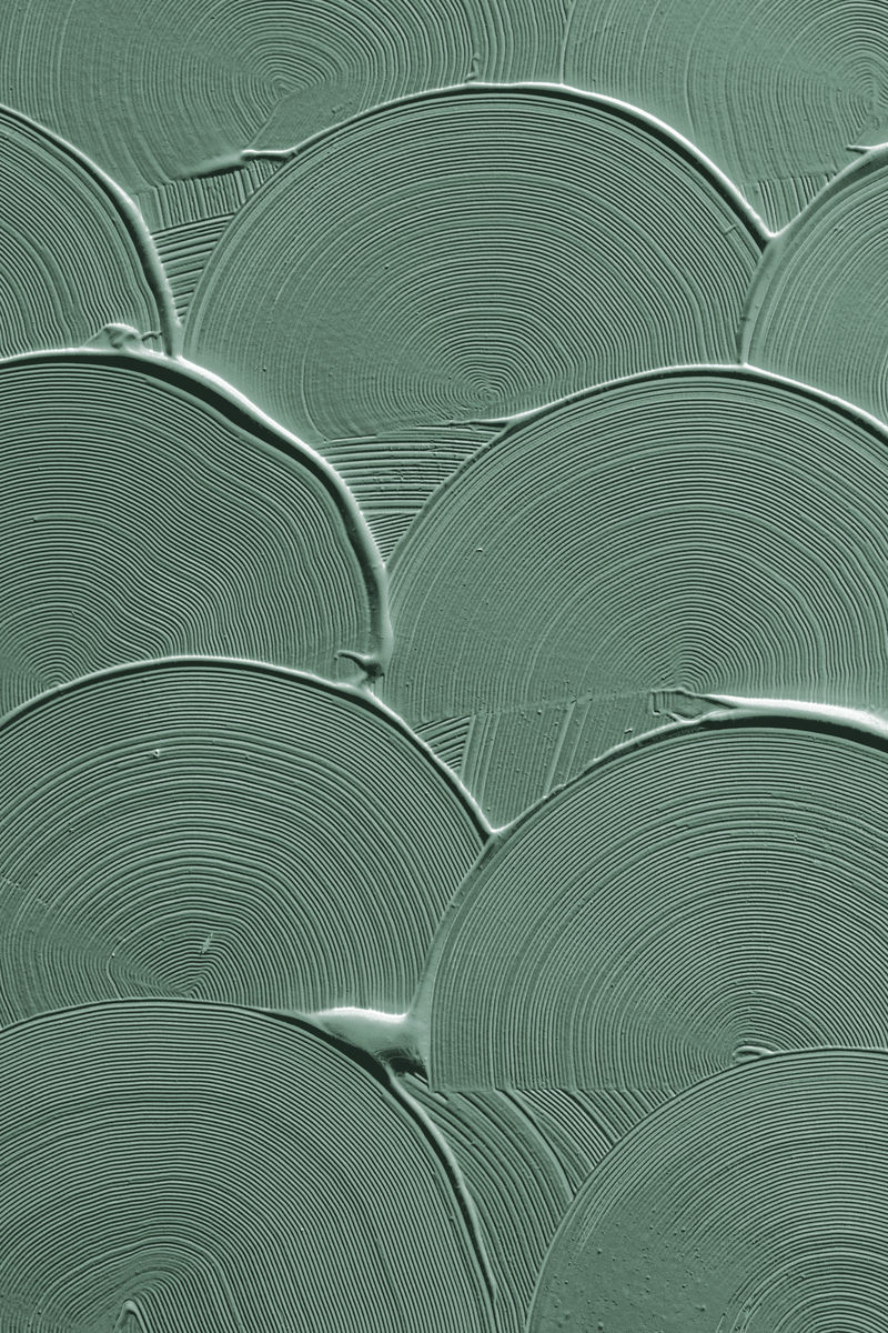 绿色曲线笔刷笔划纹理背景