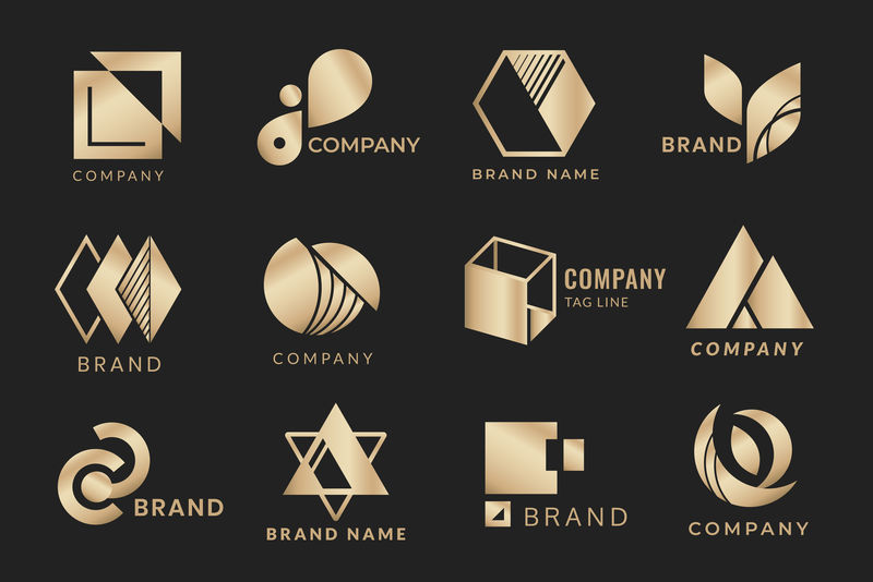 公司品牌标志设计矢量集合