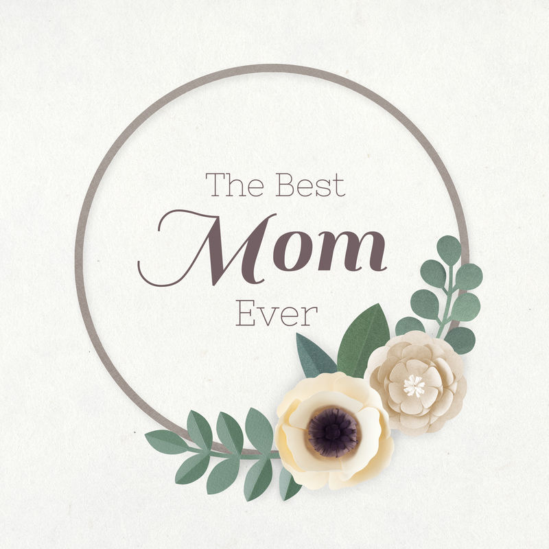 圆纸工艺花环载体