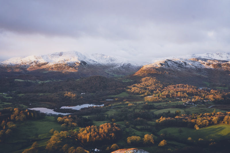 拉夫里格陷落在英国英格兰湖区