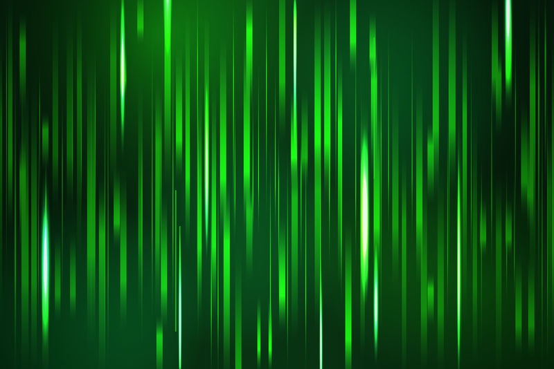 深色背景下的绿色故障