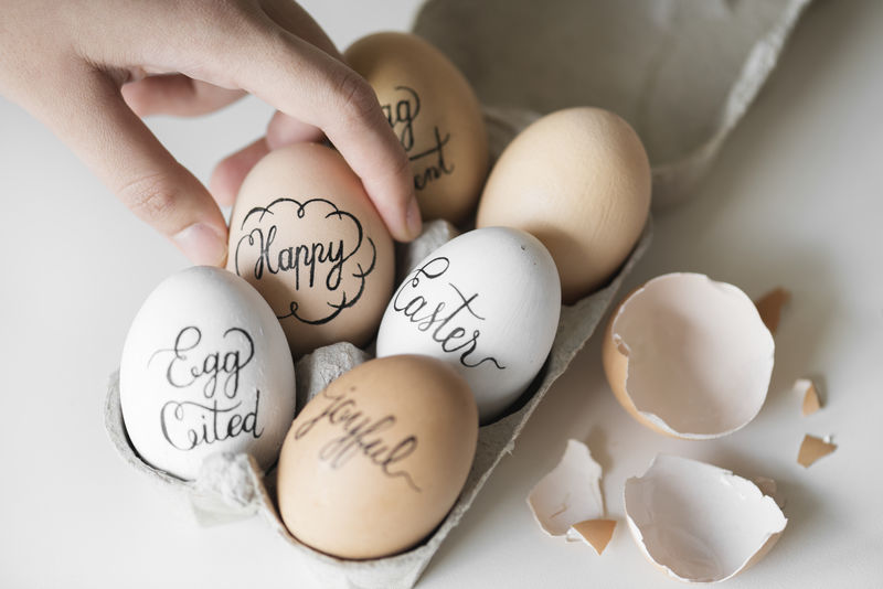 复活节彩蛋特写