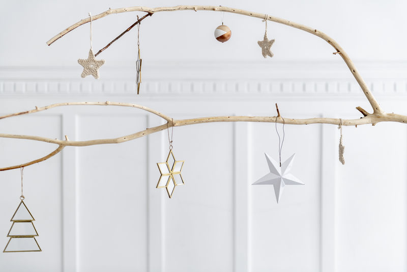 非传统圣诞树装饰