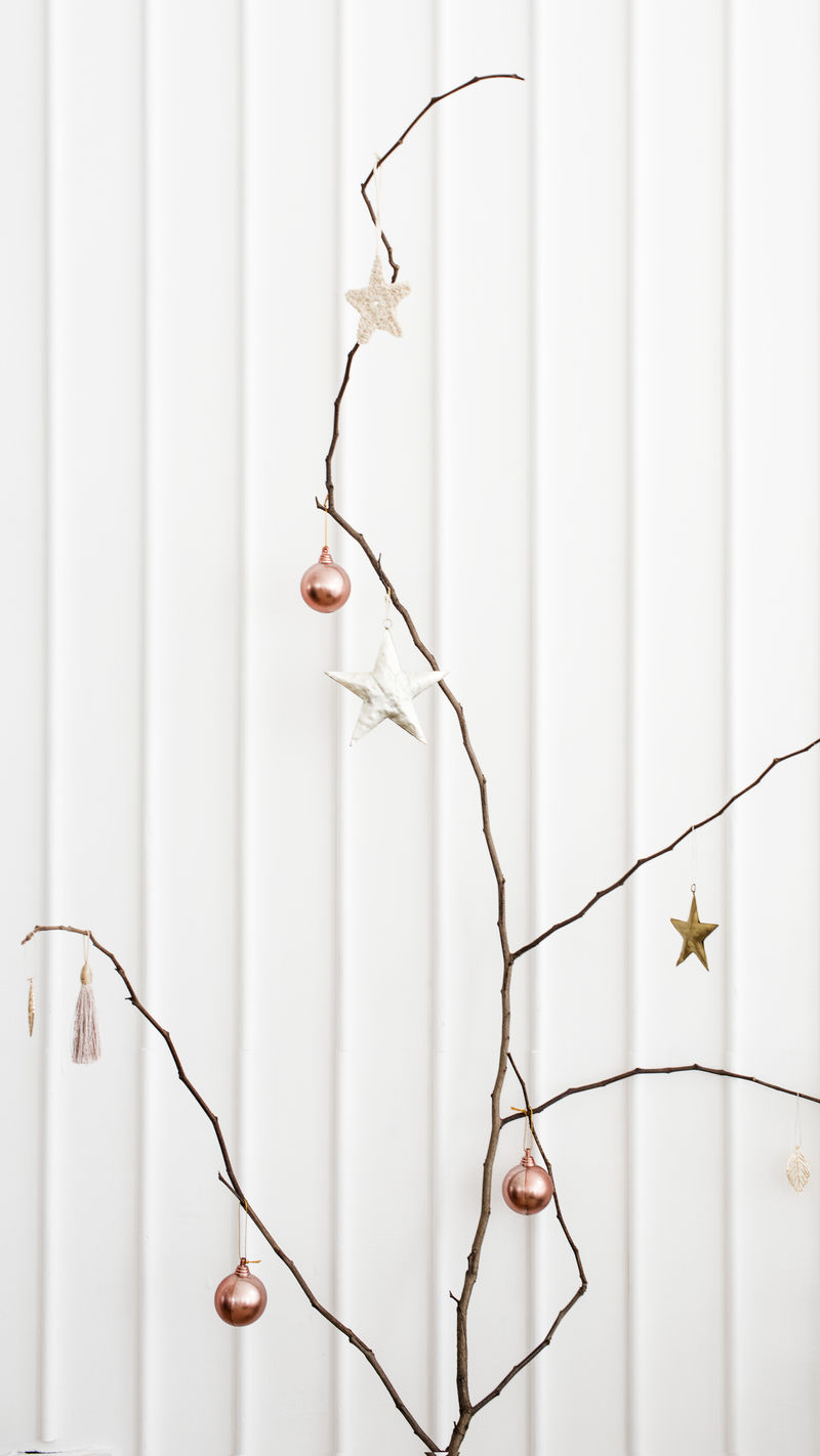 非传统圣诞树装饰