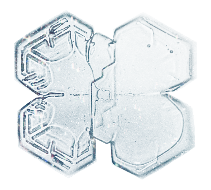 圣诞雪花透明微距摄影威尔森·本特利的艺术混搭