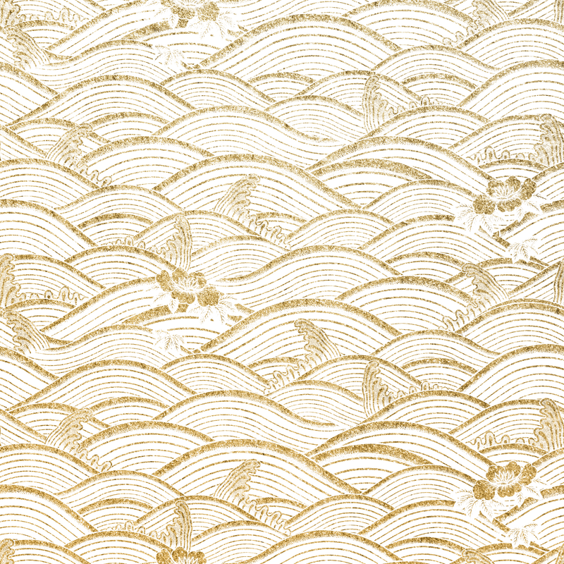 中国金色传统图案png无缝背景