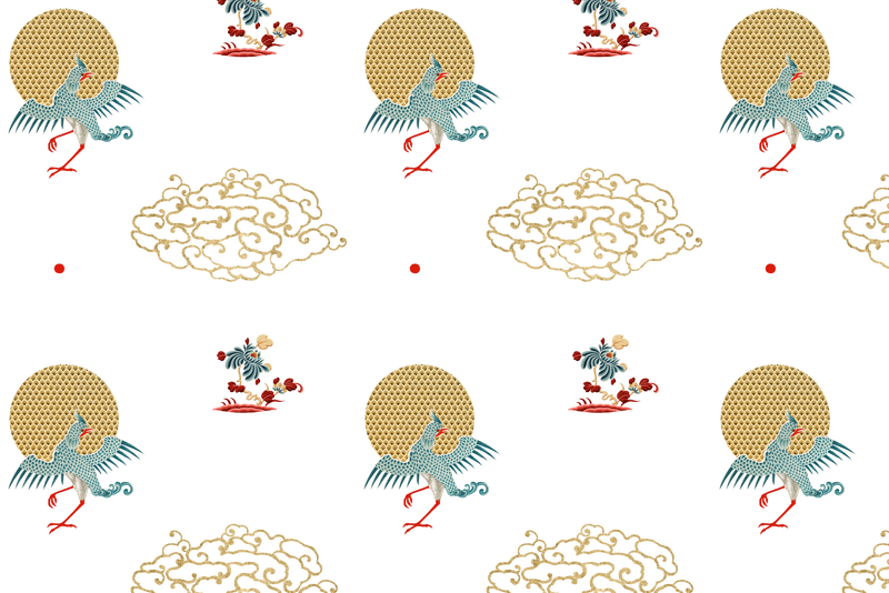 Png中国艺术金色云纹透明背景