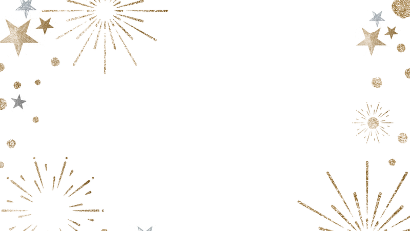 闪光烟火框png透明背景