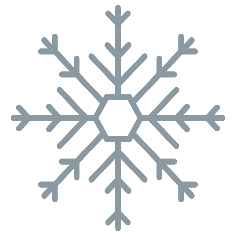 雪花圣诞社交广告模板透明png