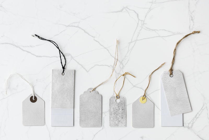 纸价签png模型集