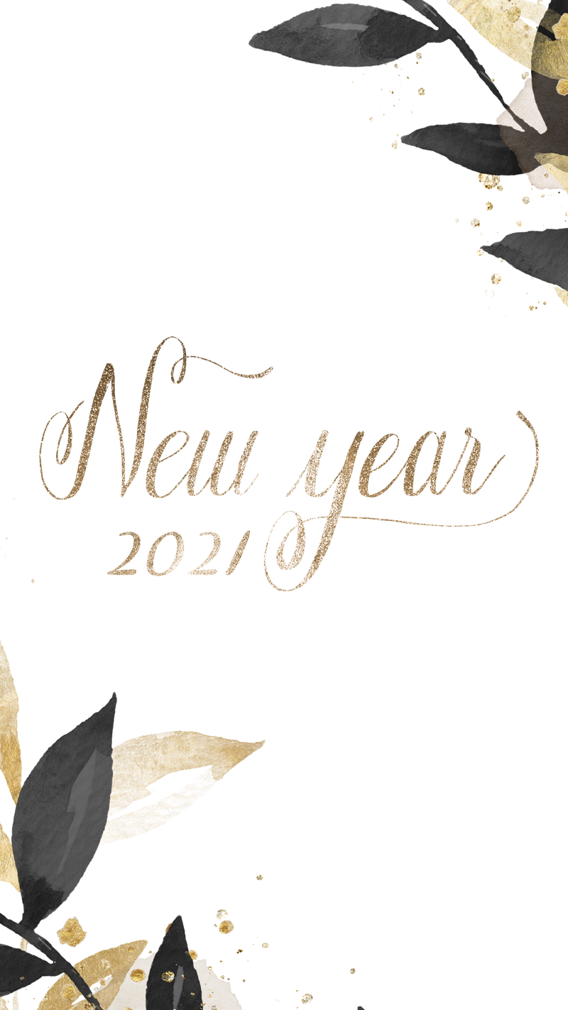 2021年新年贴纸透明png