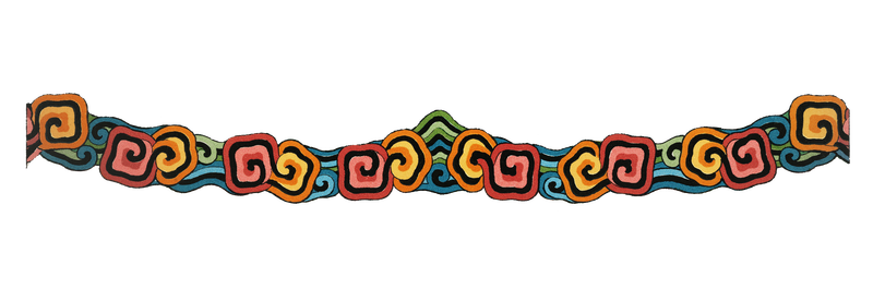 中国艺术png图案毛笔装饰贴纸