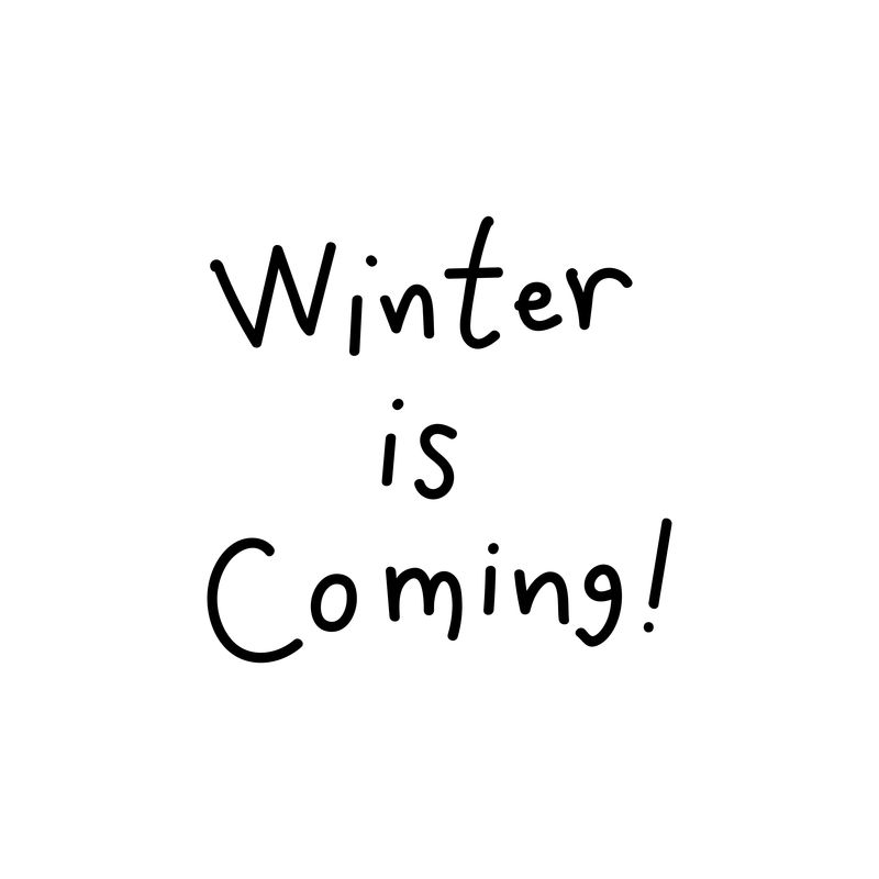 冬季即将来临圣诞假期问候印刷风格