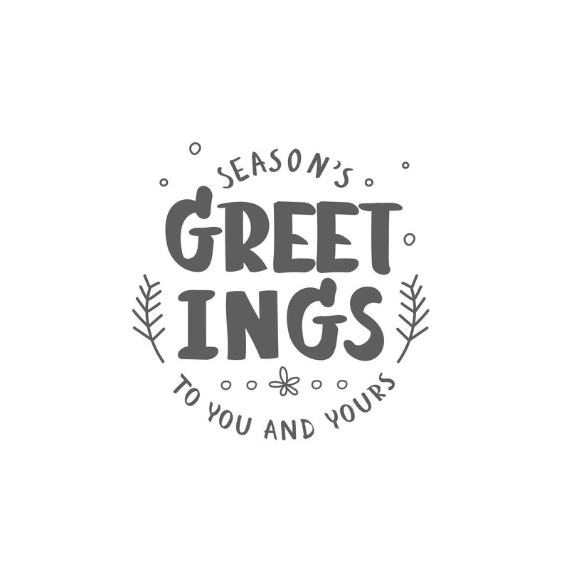 圣诞季\u0026;s问候语\u0026;s排版风格