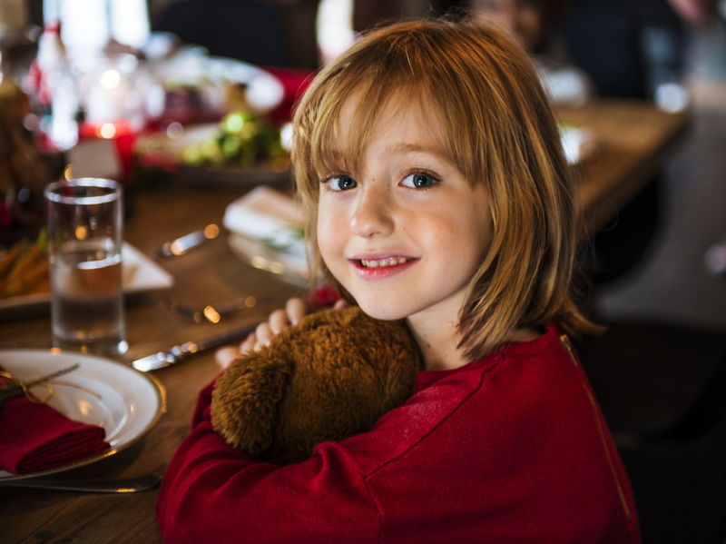 家庭共同庆祝圣诞理念