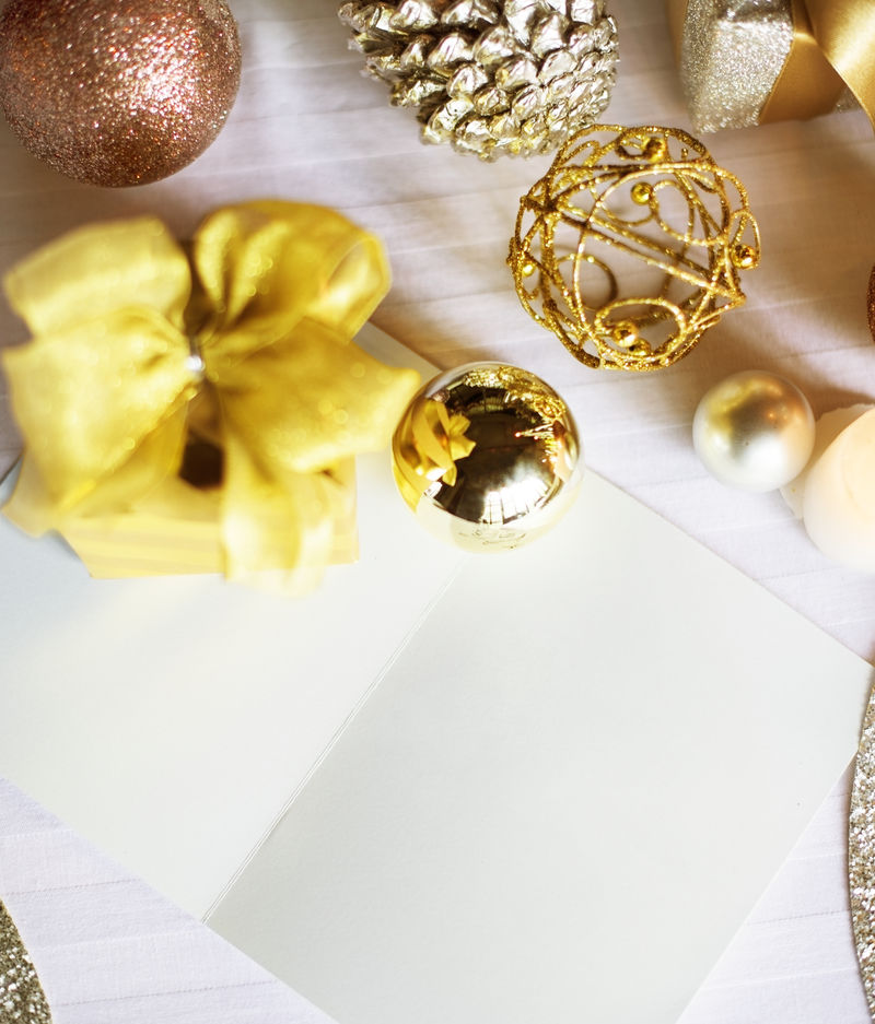 新年快乐贺卡放松概念