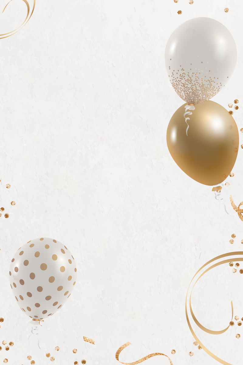 气球边界节日背景向量