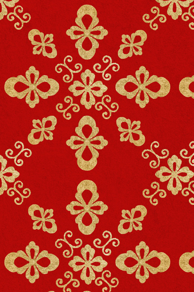 东方花卉图案红色中国背景素材 高清图片 摄影照片 寻图免费打包下载