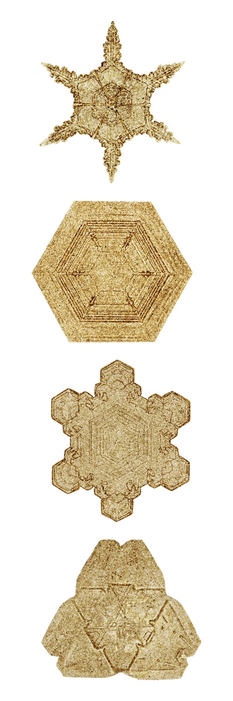 金色雪花png集圣诞饰品宏观摄影威尔森·本特利摄影混搭