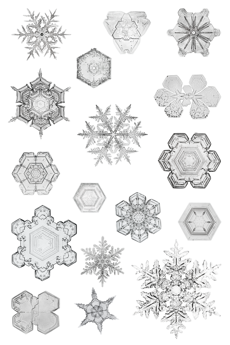 冰天雪地png集宏观摄影威尔森·本特利的艺术混搭