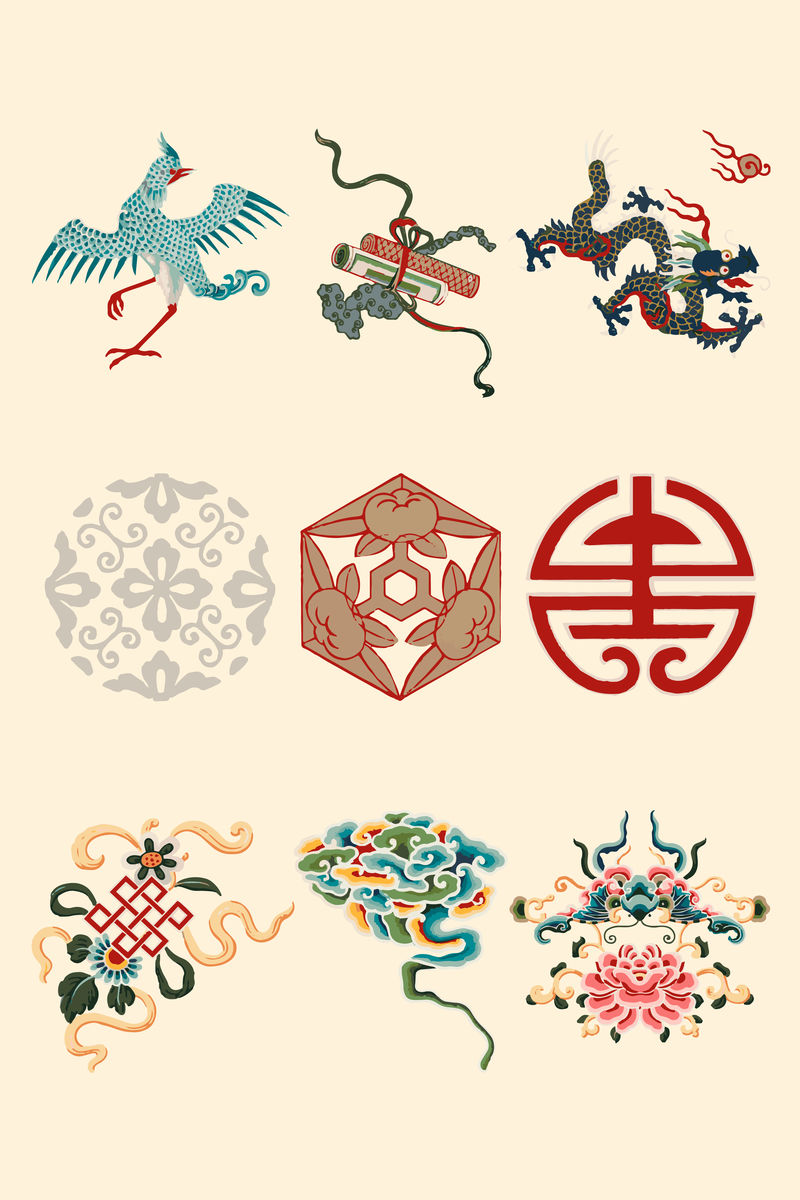 设计师提供大量图片素材和矢量素材:装饰纹饰矢量中国传统艺术插画集