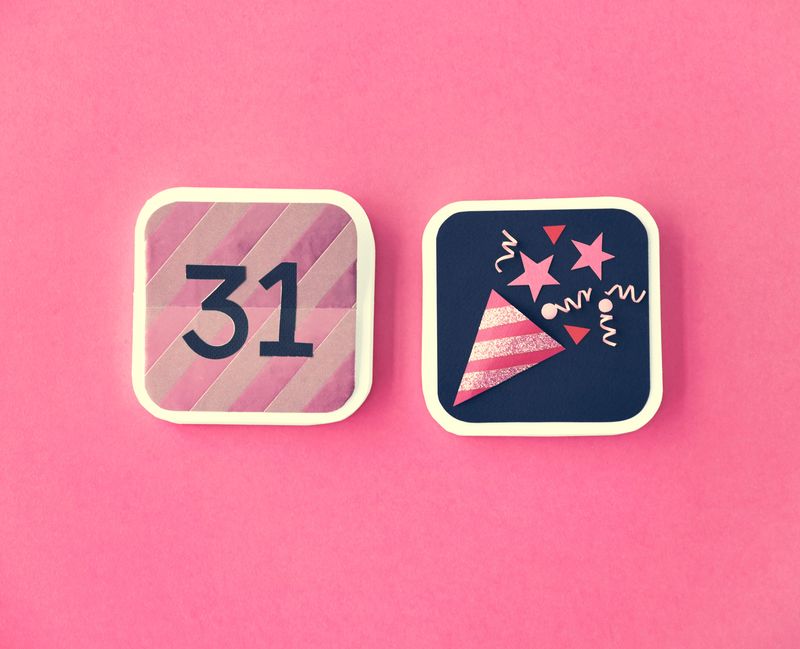 新年年度庆祝十二月活动概念