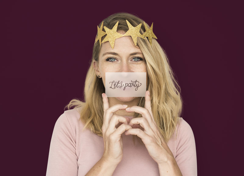 摄影棚拍摄人物肖像概念