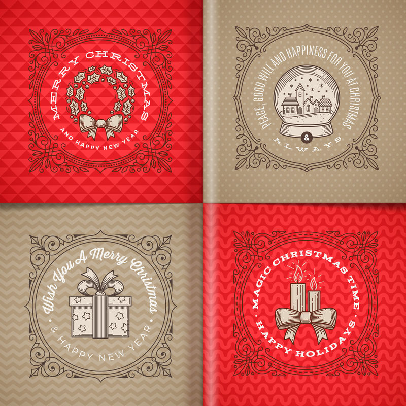 矢量圣诞节元素