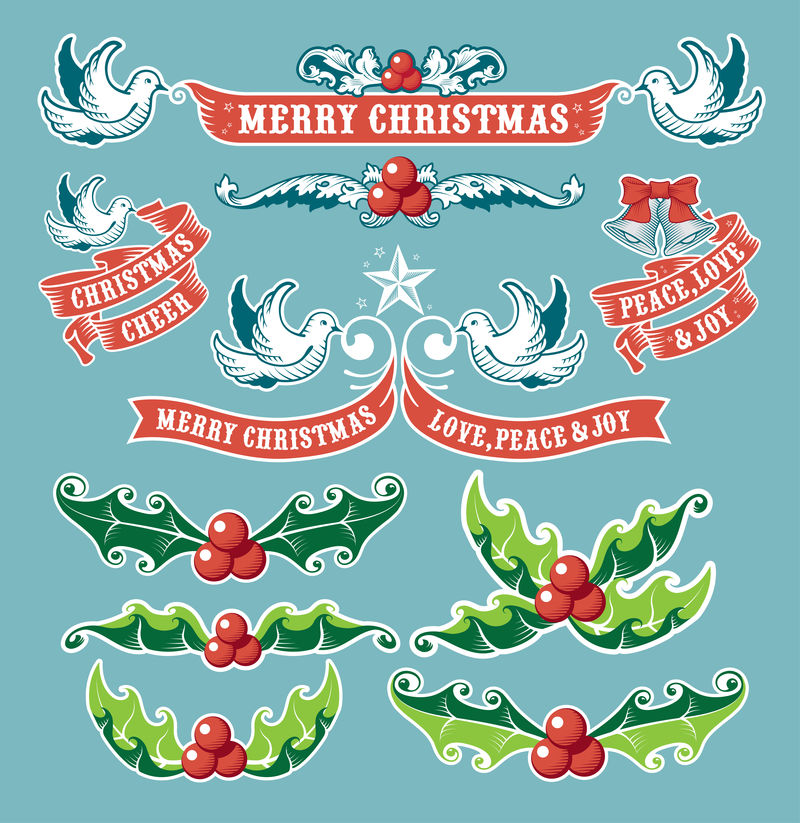 矢量圣诞节元素