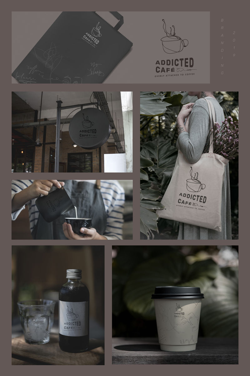 咖啡店徽章标志矢量集