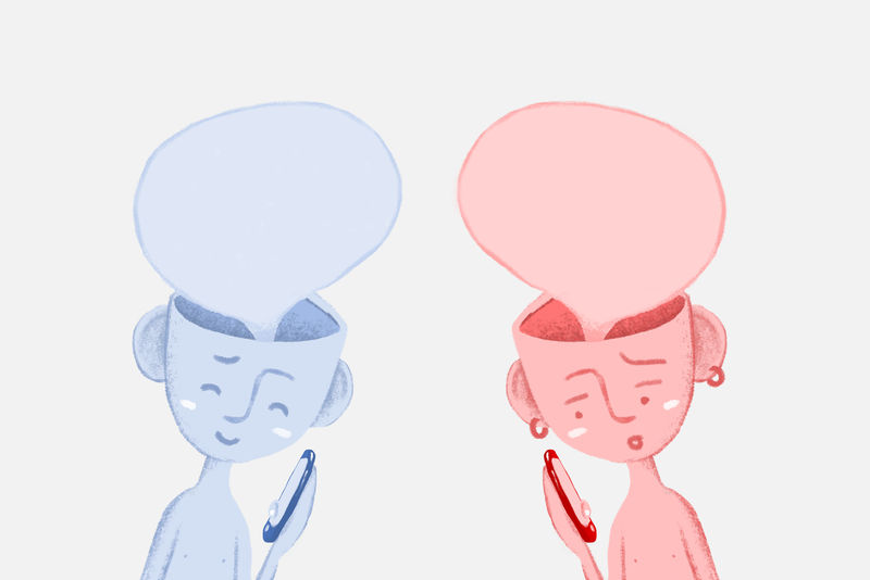 手绘问候语插图