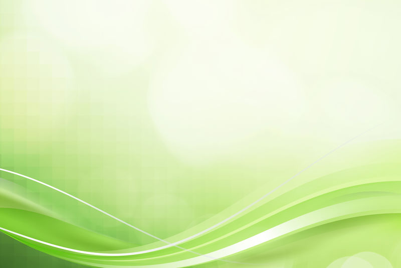 绿色曲线框架模板