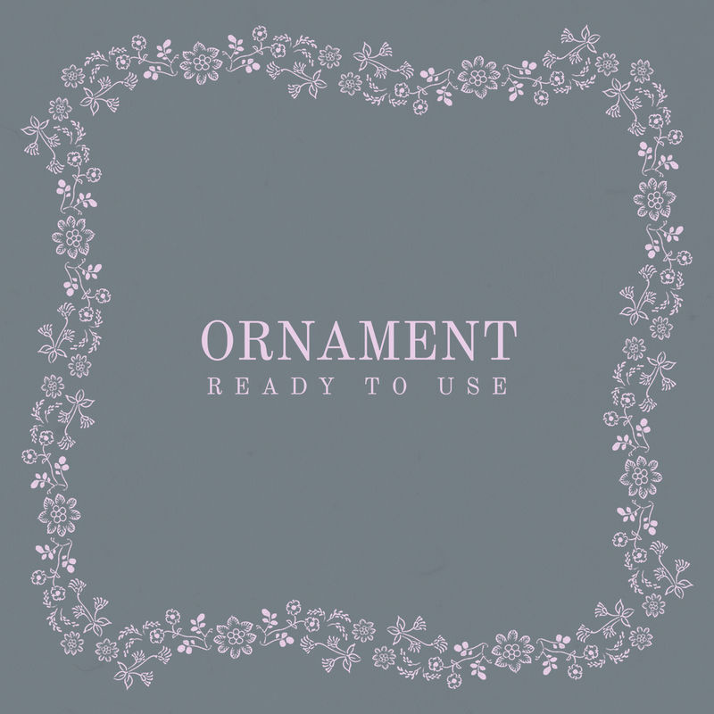 现成的装饰框架插图