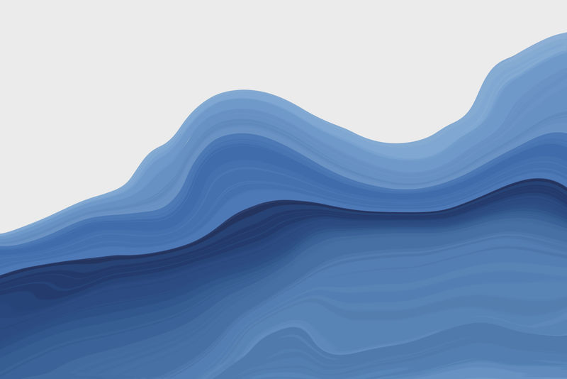 蓝白色流体图案背景插图