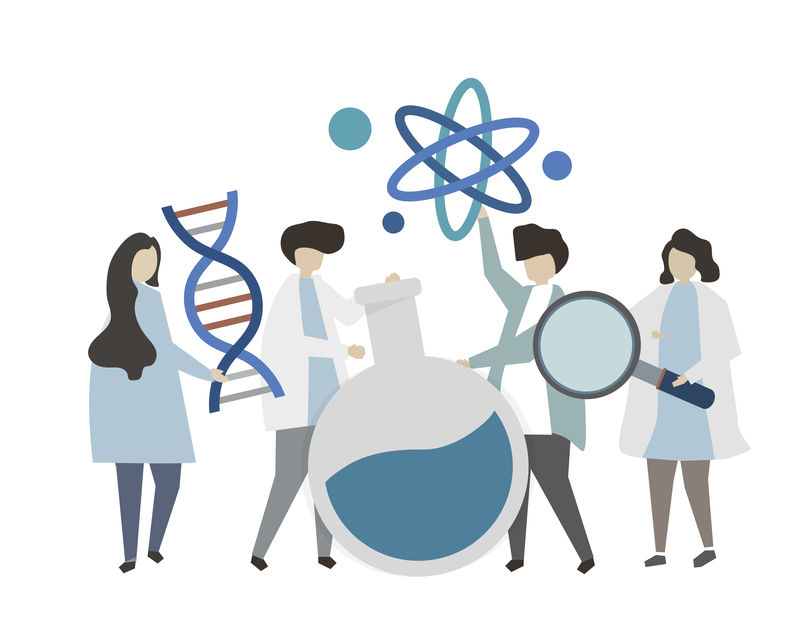 有化学和遗传概念的人